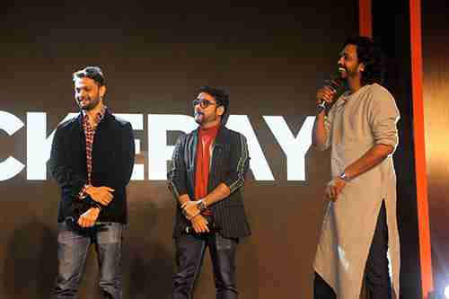 Composers Rohan-Rohan and singer Nakash Aziz at the music launch of Thackeray to release on 25th January, 2019